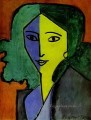 Portrait of Lydia Delectorskaya the Artist s Secretary abstract fauvism Henri Matisse